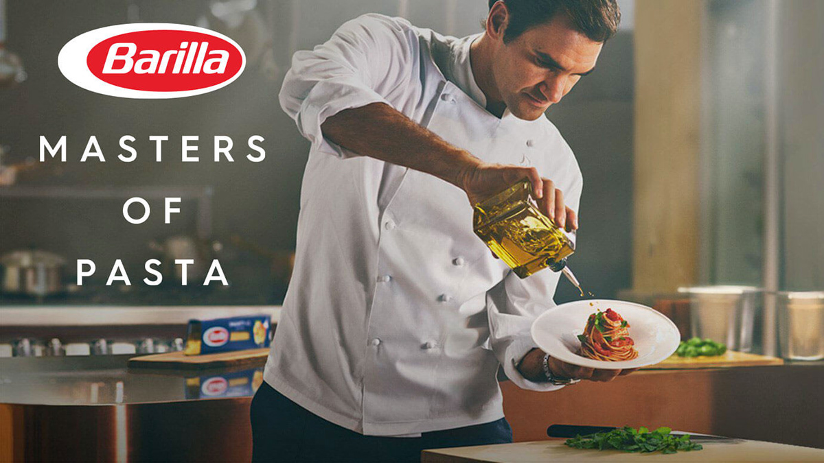 Masters of Pasta barilla roger federer limited edition special edition pasta influencers journalists Barilla’s mission Commitment packaging design