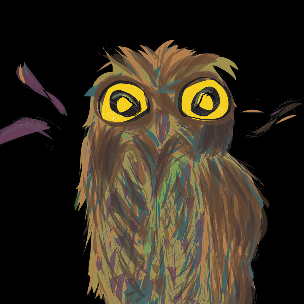 owl ILLUSTRATION  facial expressions