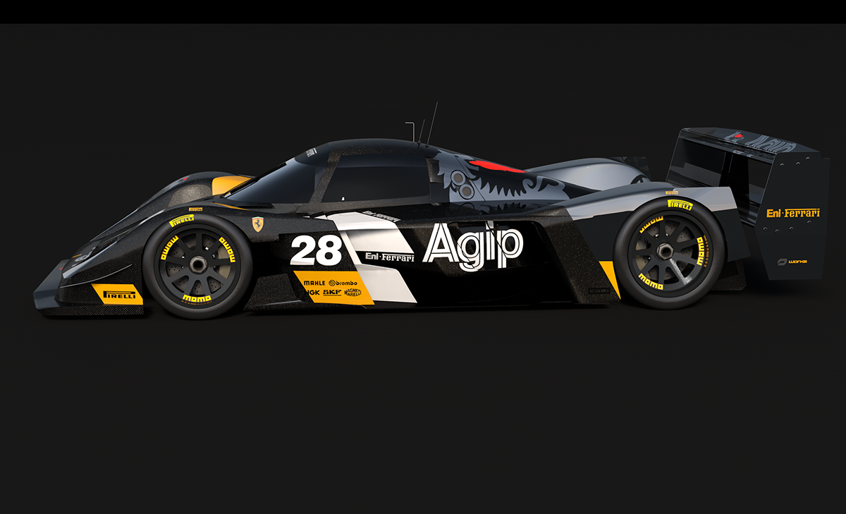 car design livery design Race Graphics 3D model