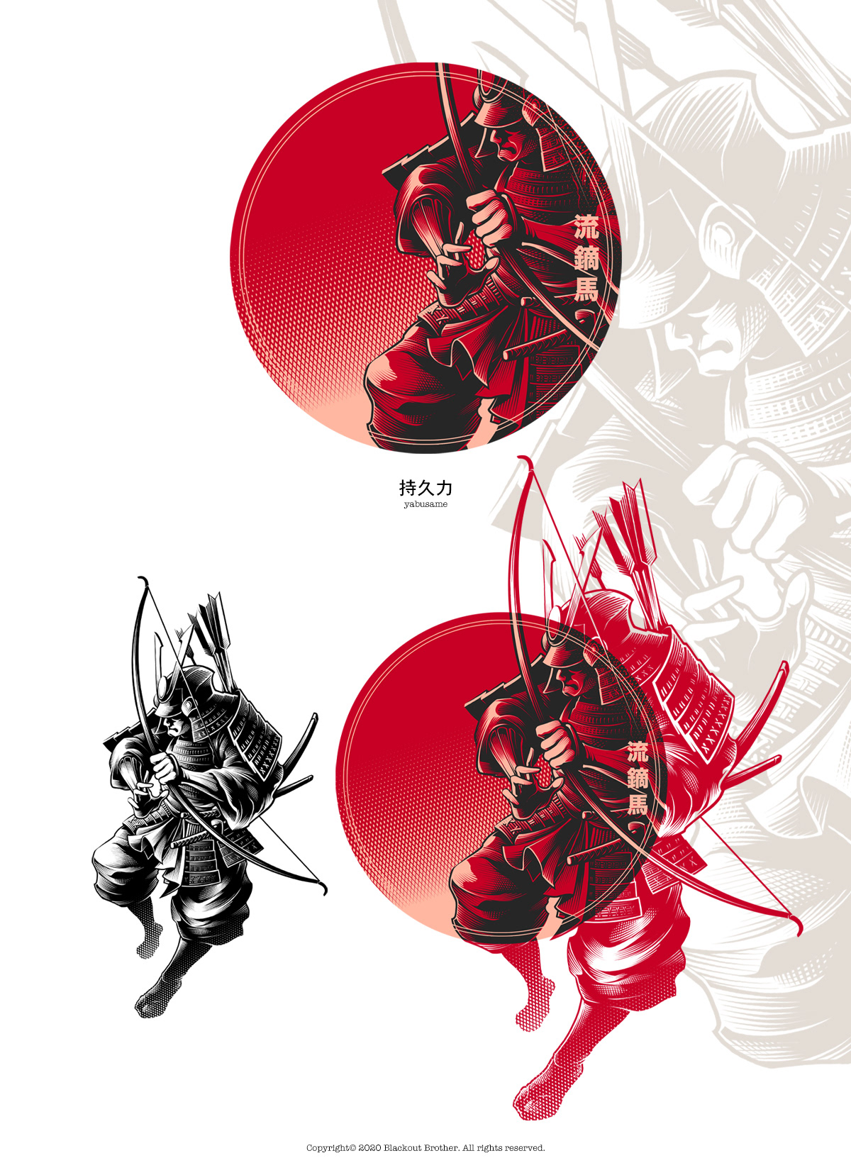 Hannya irezumi japan samurai samurai archer samurai art yabusame