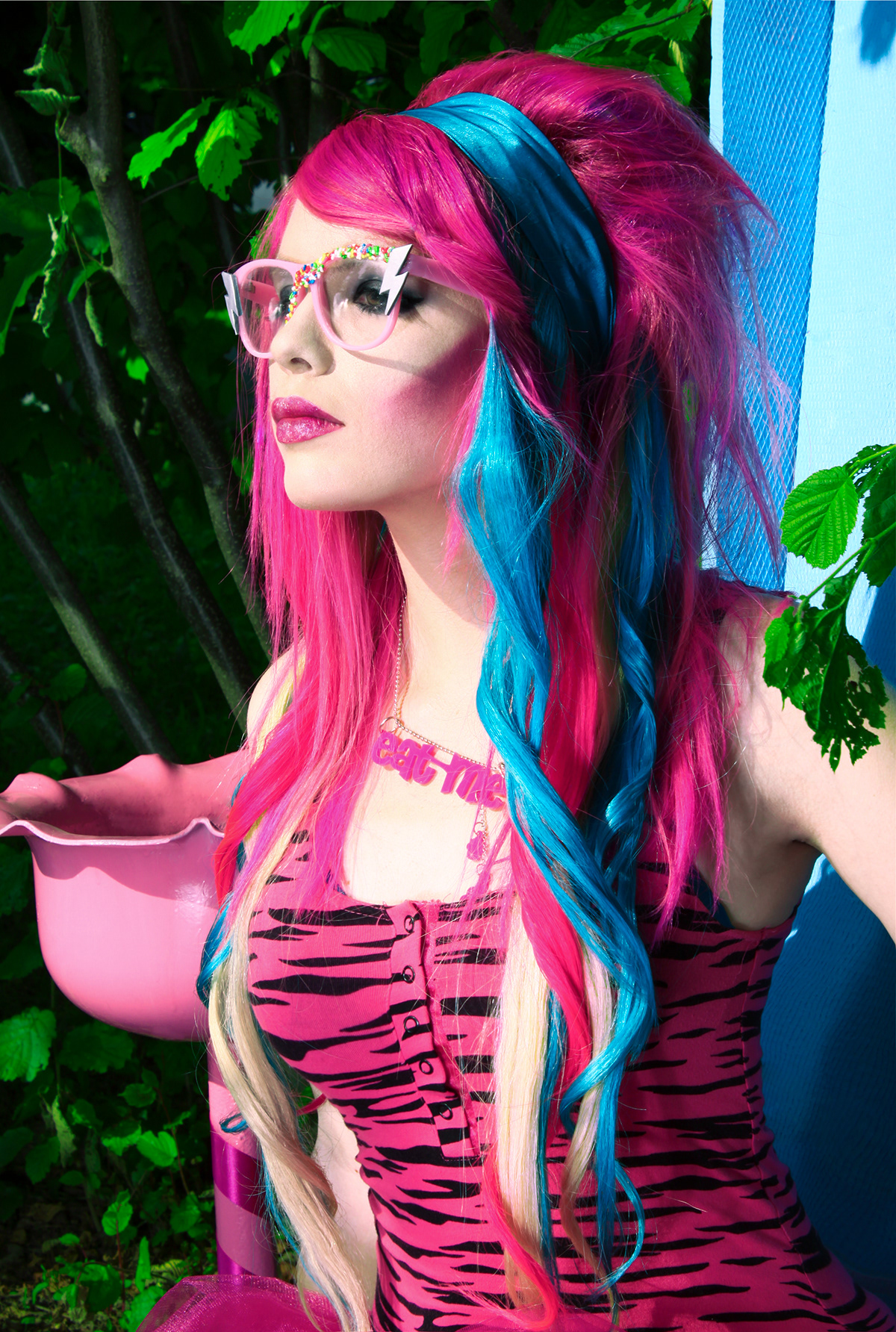 milica shishalica pink hair hair manic panic