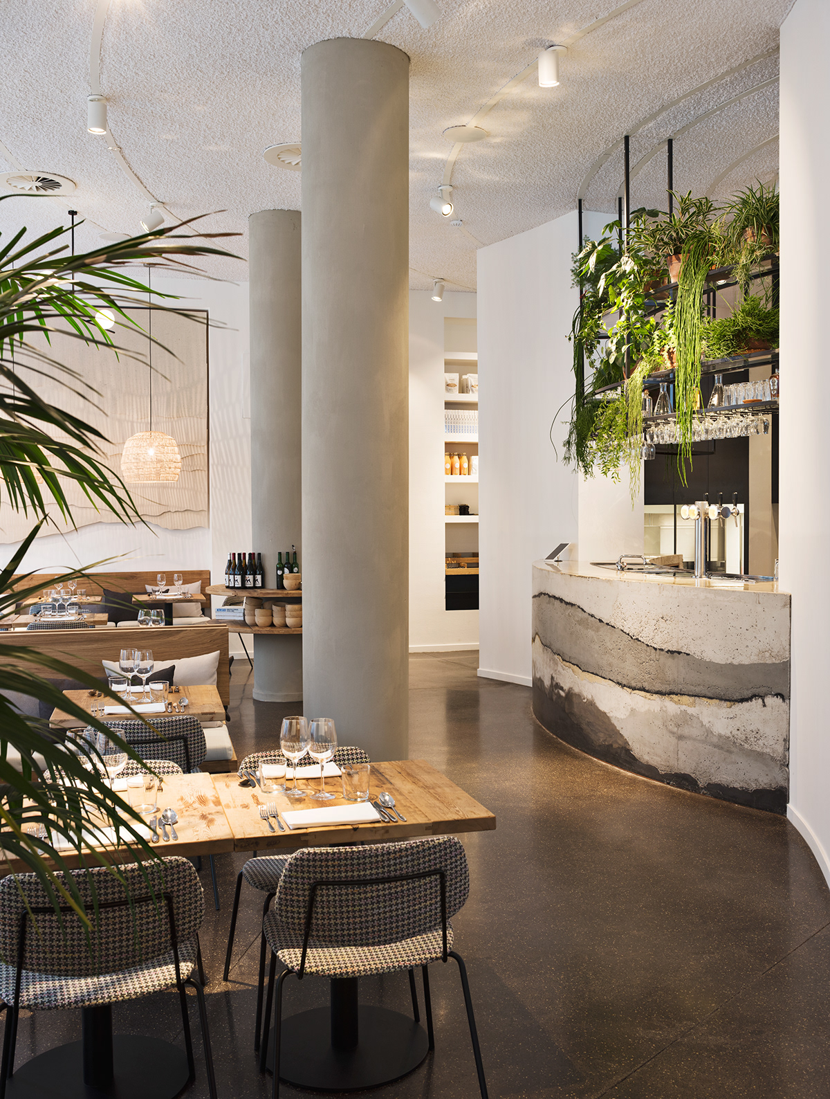 restaurant Interior interior design  brussels Food  earth creneau international design