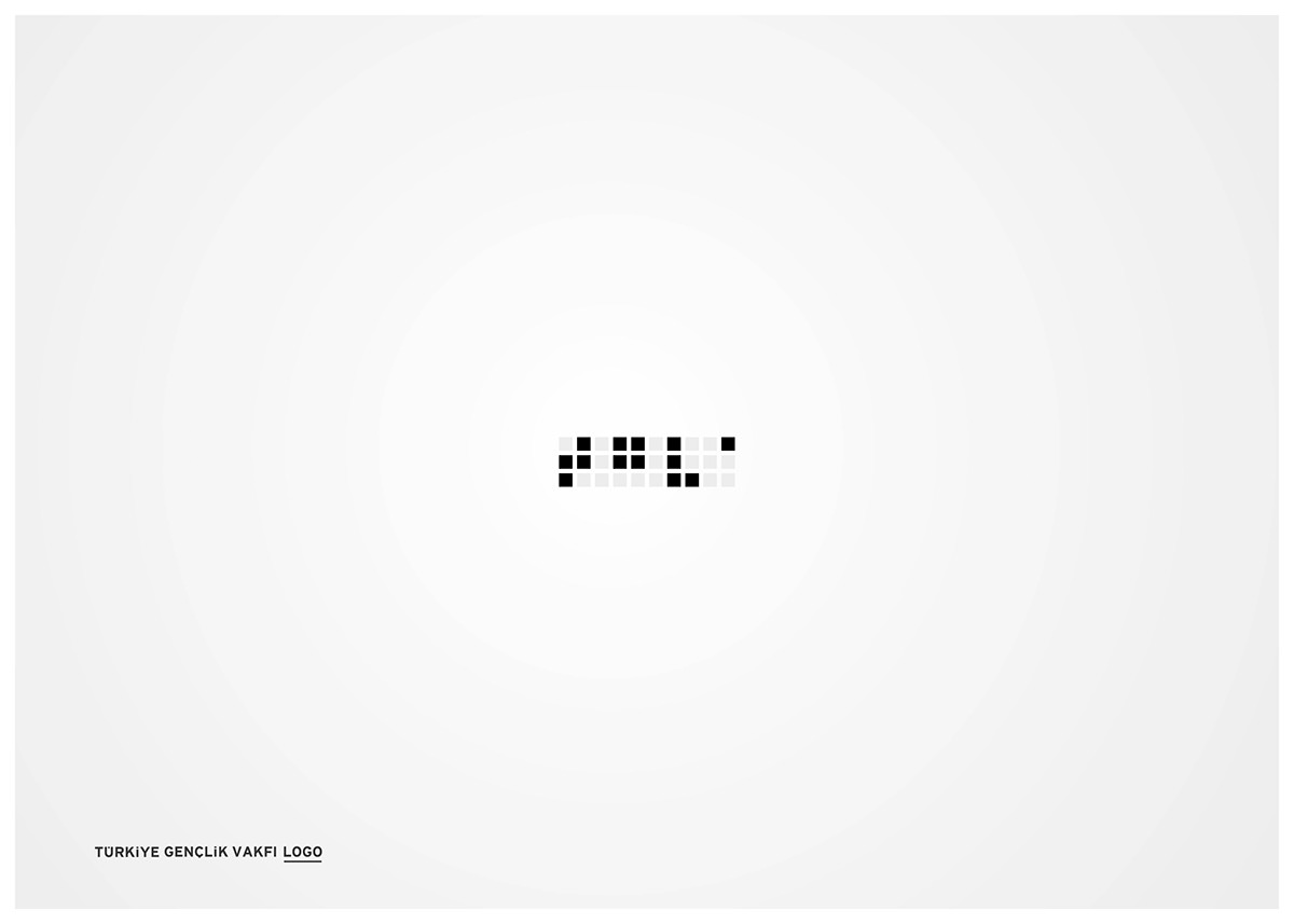 TÜGVA logo Braille alphabet Braille TÜRKİYE GENÇLİK VAKFI