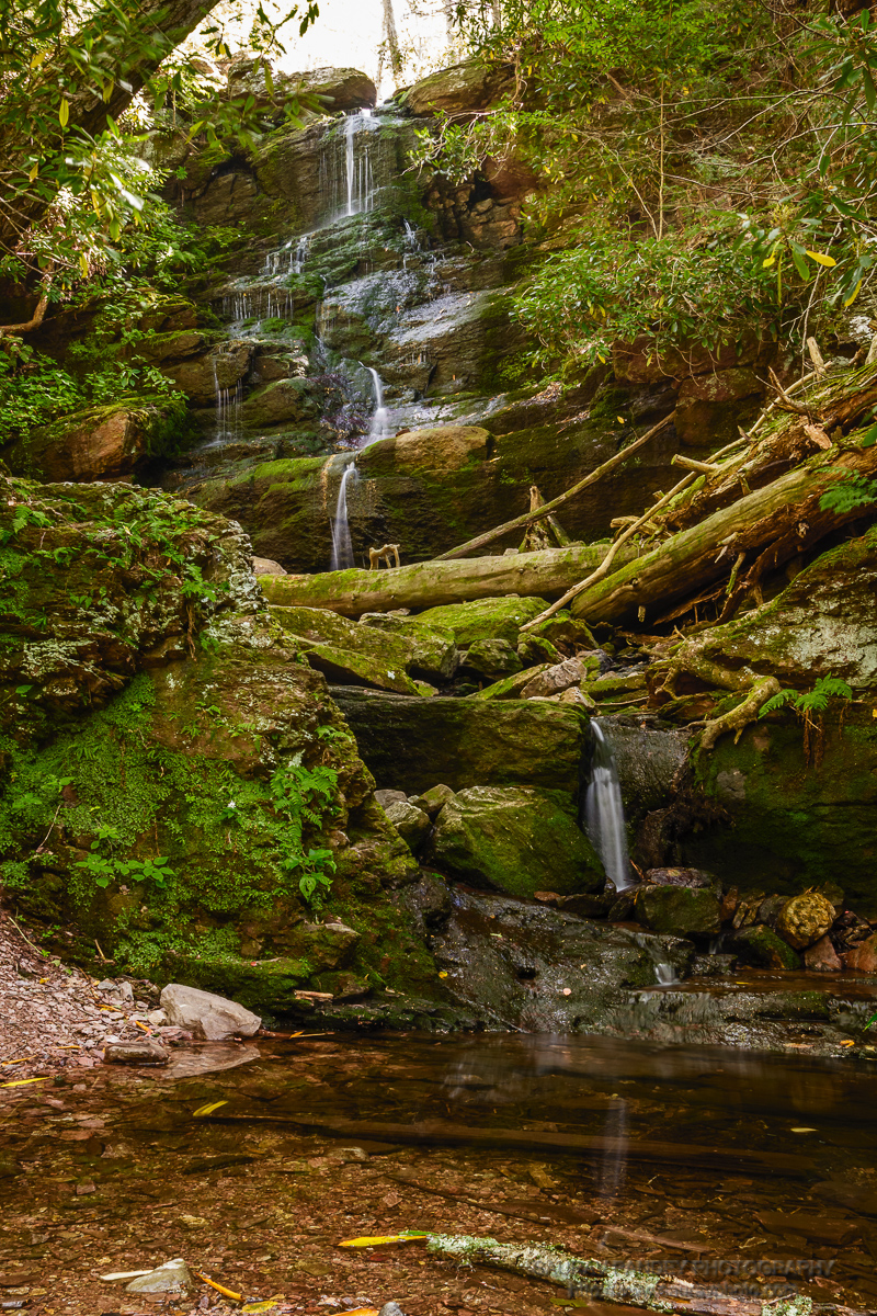 falls waterfall red rocks delaware water gap Kittatinny stokes state forest cascade water forest summer trees leaves