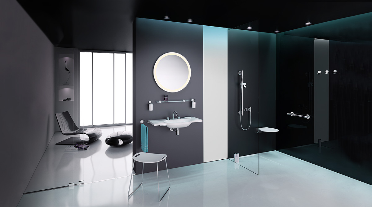 design bath sanitary accessories Interior