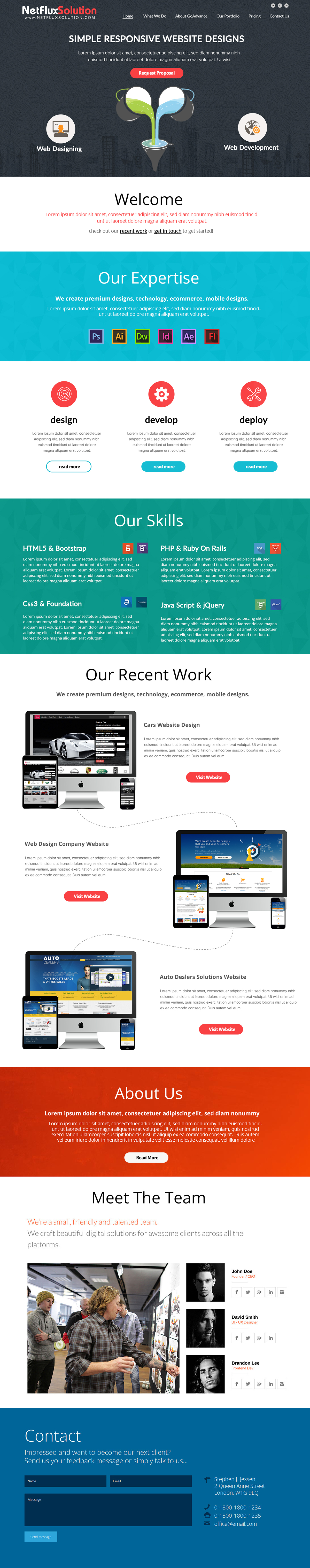 portoflio design Webdesign Layout Design Prototype Design Website Design