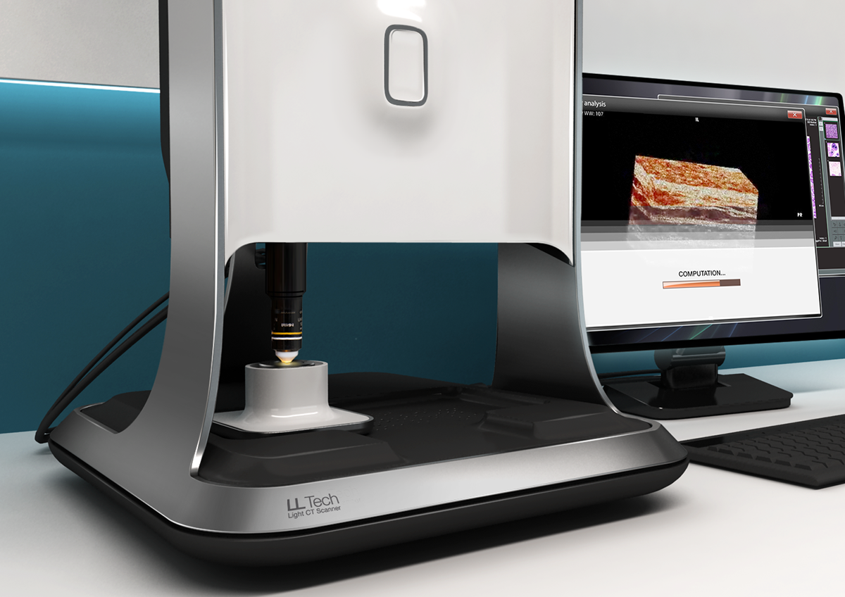 medical design geoffrey texier cancer diagnosis machine digital Indutrial interaction laser LL TECH Project