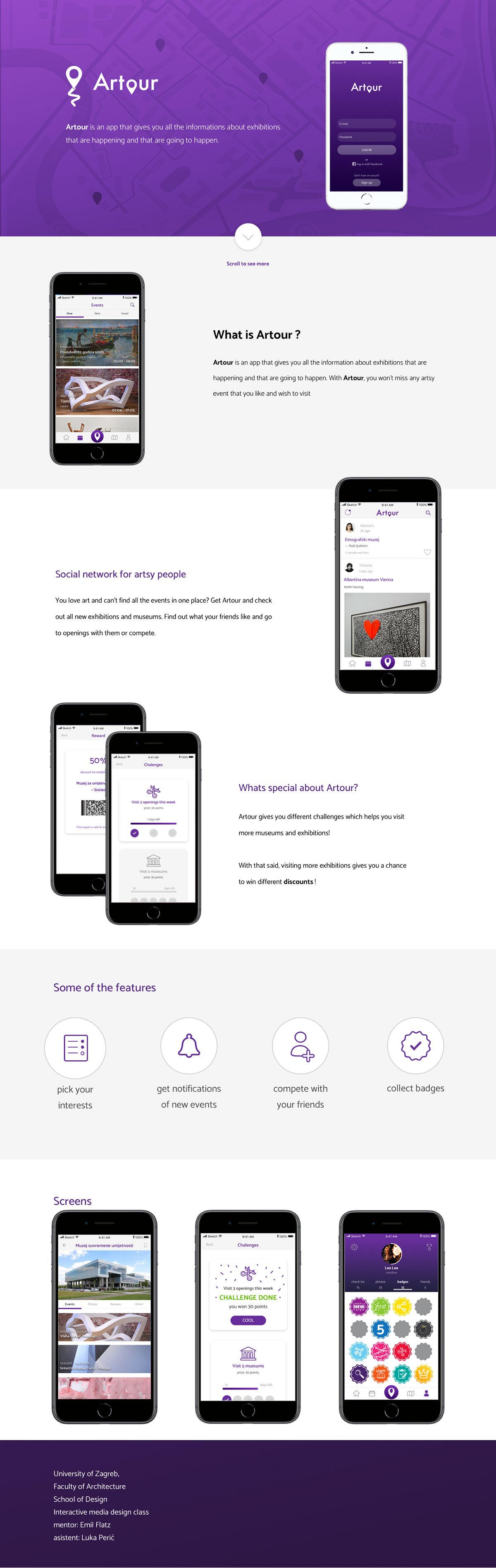 interactive design application app phone exhibitions museum ux UI