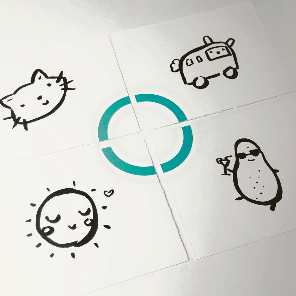 children child niño niños postcard postcards kid children illustration doodle simple bnw cute airplane Cat Sushi