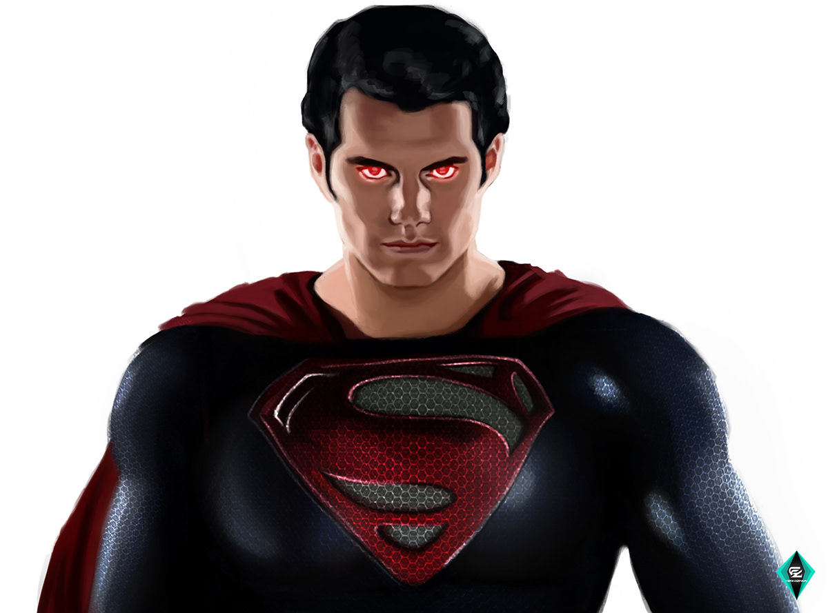 Man of Steel front face design effect superman Style power