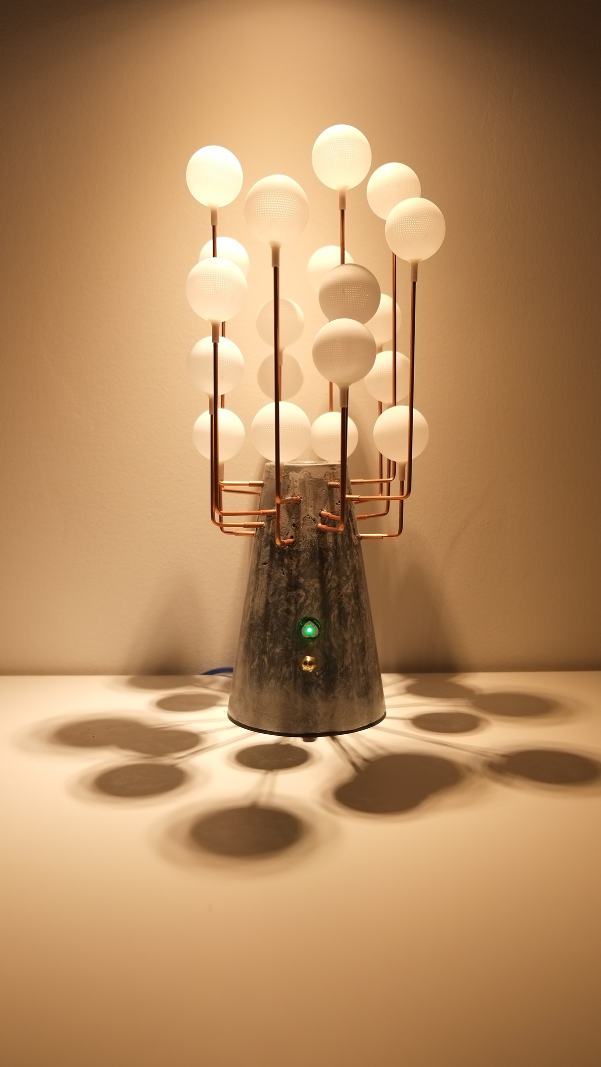 light Lamp Arduino 3dprint industrialdesign product interaction smartobject   Heartrate sensor