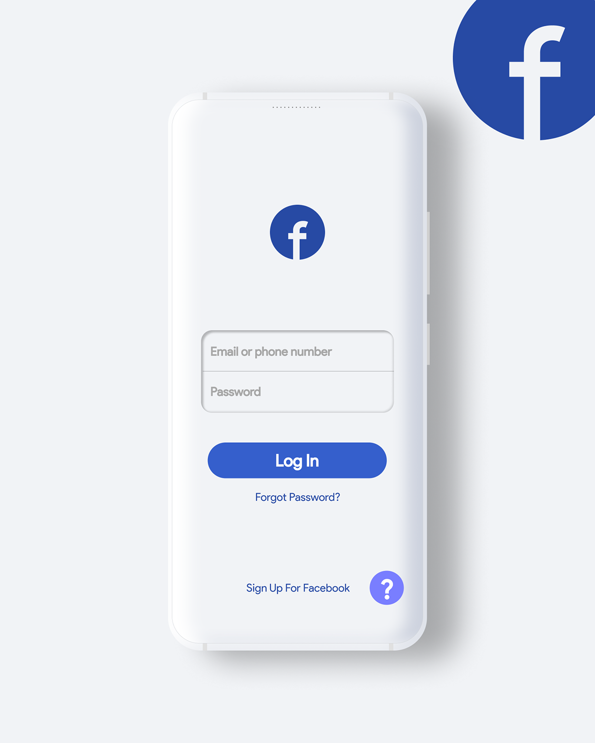 Facebook sign in page redesigned