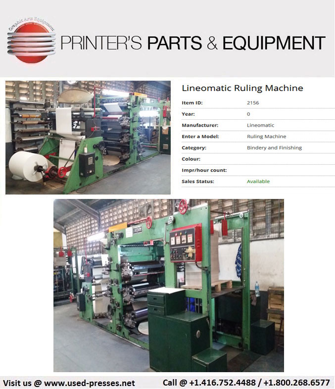 Used Printer Machine Used CTP equipment Used Offset Printing machine Used Printing machinery