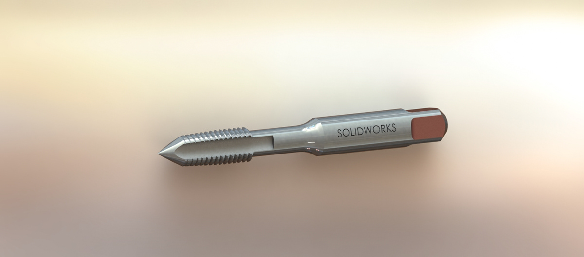 drill bit  machine tools rendering Solidworks