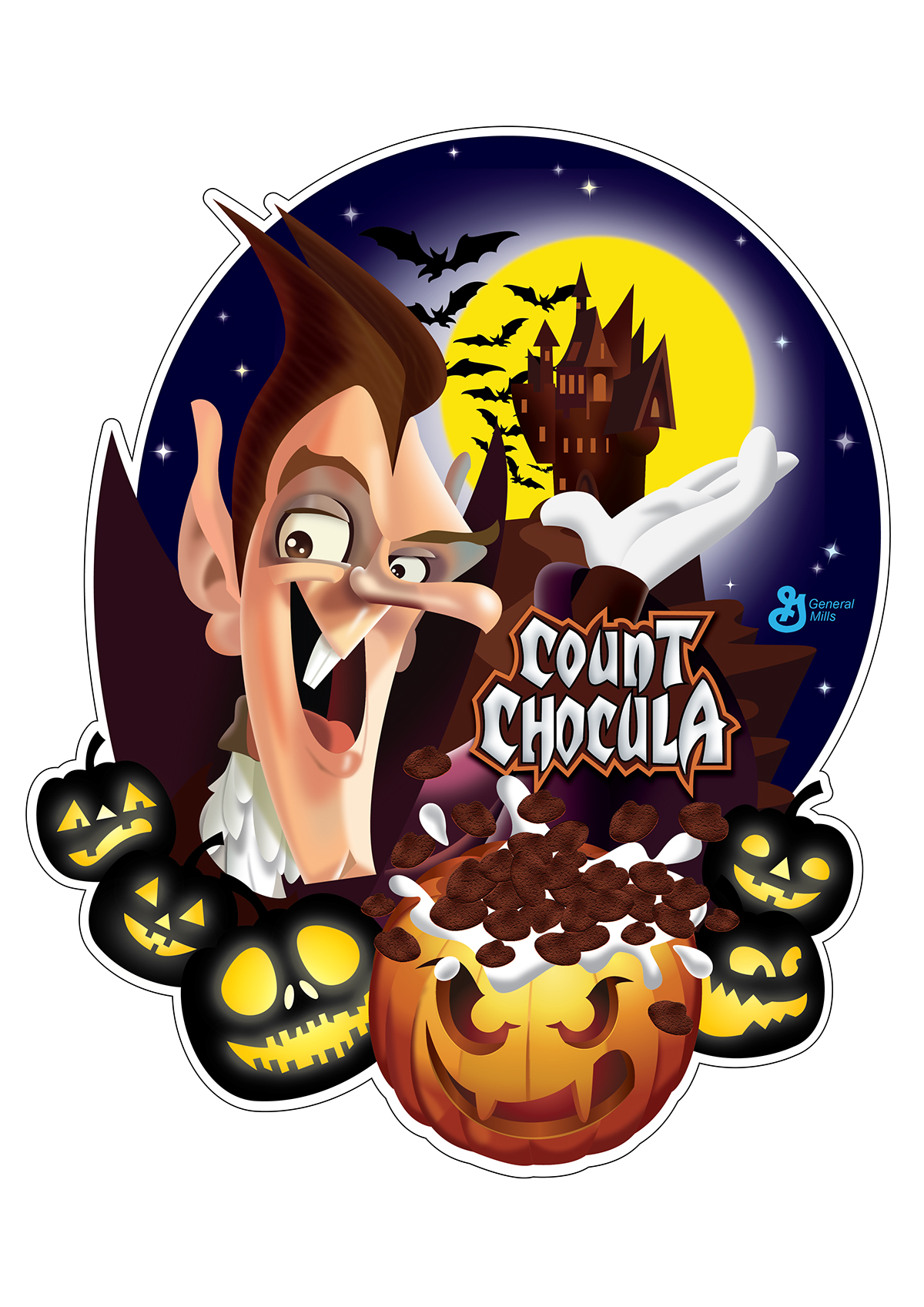 hanging mobile General Mills Count Chocula Cereal Halloween