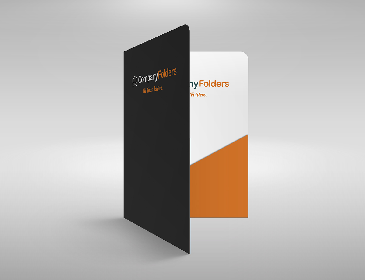 2 pocket pockets presentation folder pocket folder Mockup template design psd photoshop free business corporate brand marketing  