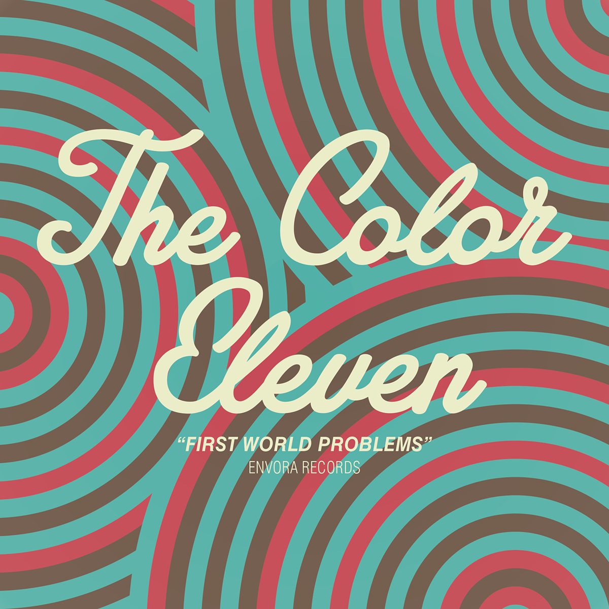 The Color Eleven album artwork color vinyl records pattern