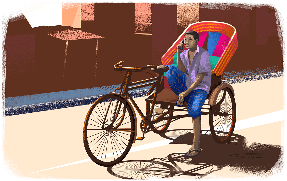 Bangladesh dhaka rickshaw puller Rikshawa Rikshawala rickshaw painting রিকশা