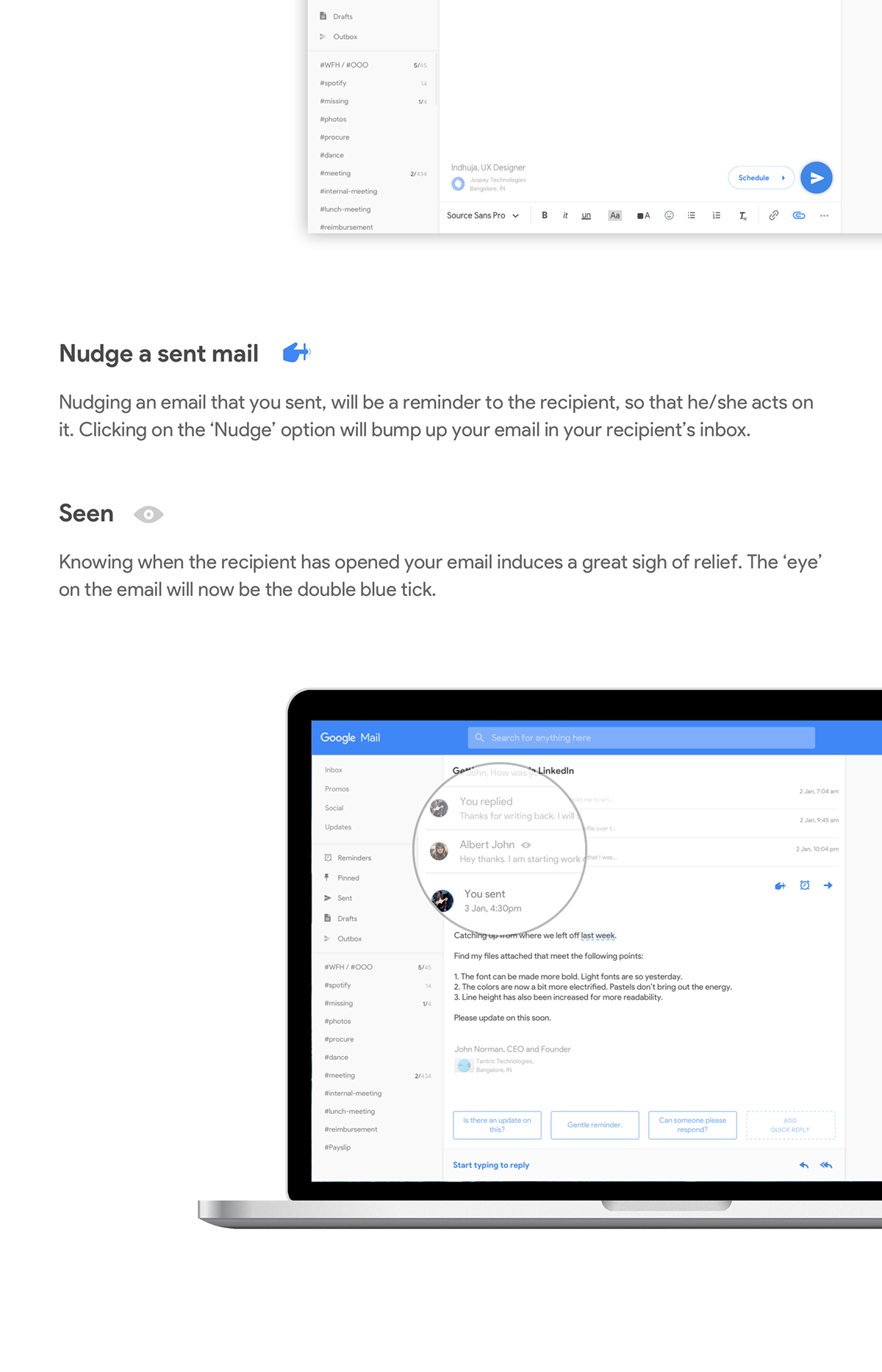 GMail,concept,product design ,UI/UX,email concept,Email client,inbox
