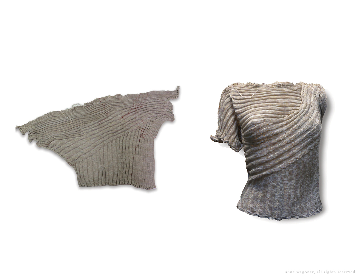 Grecian Ancient knitwear design knit shima seiki fashion design Anne Wagoner