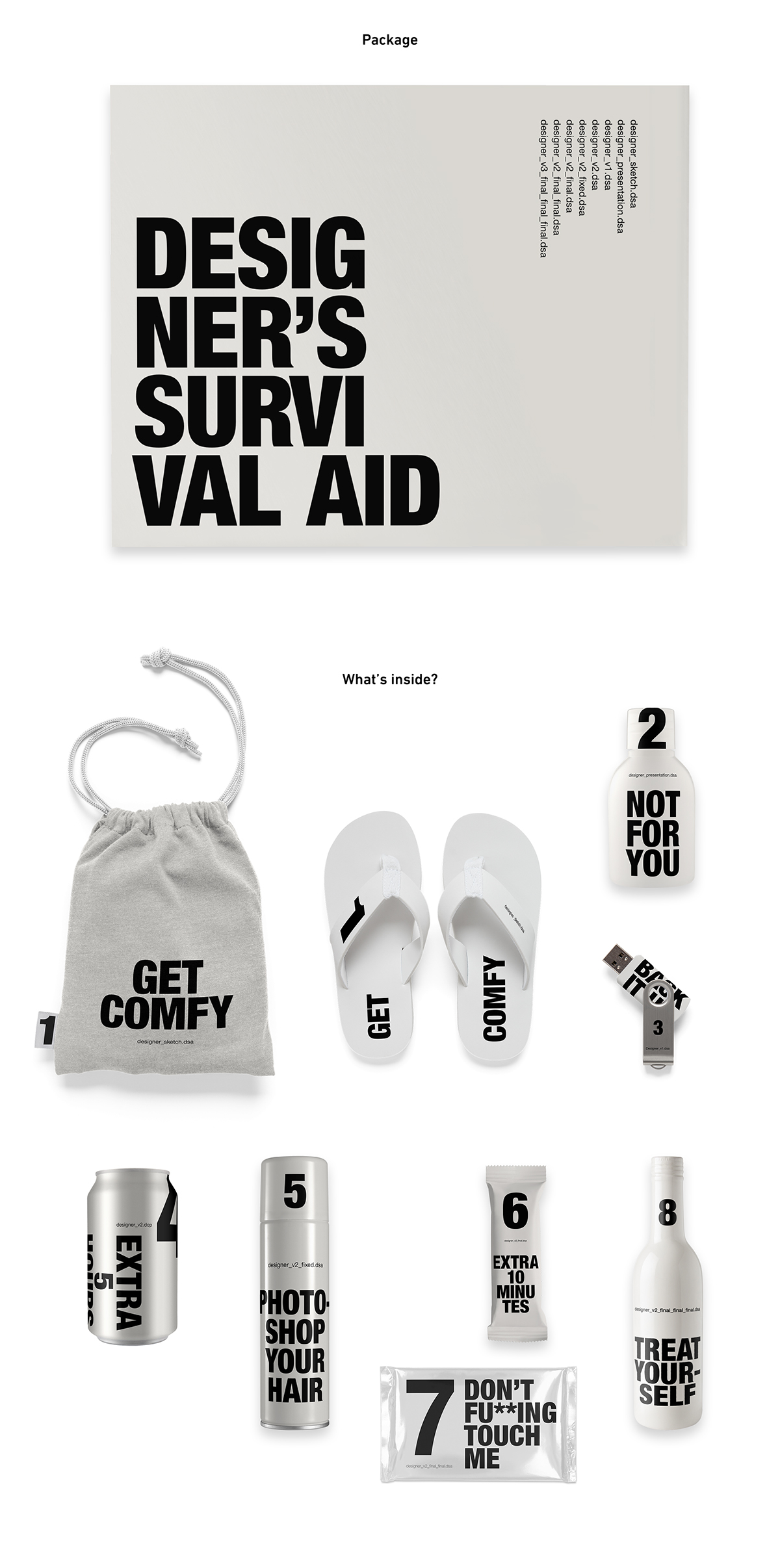 helvetica survival kit adaa_2015 adaa_school school_of_visual_arts adaa_country korea adaa_packaging