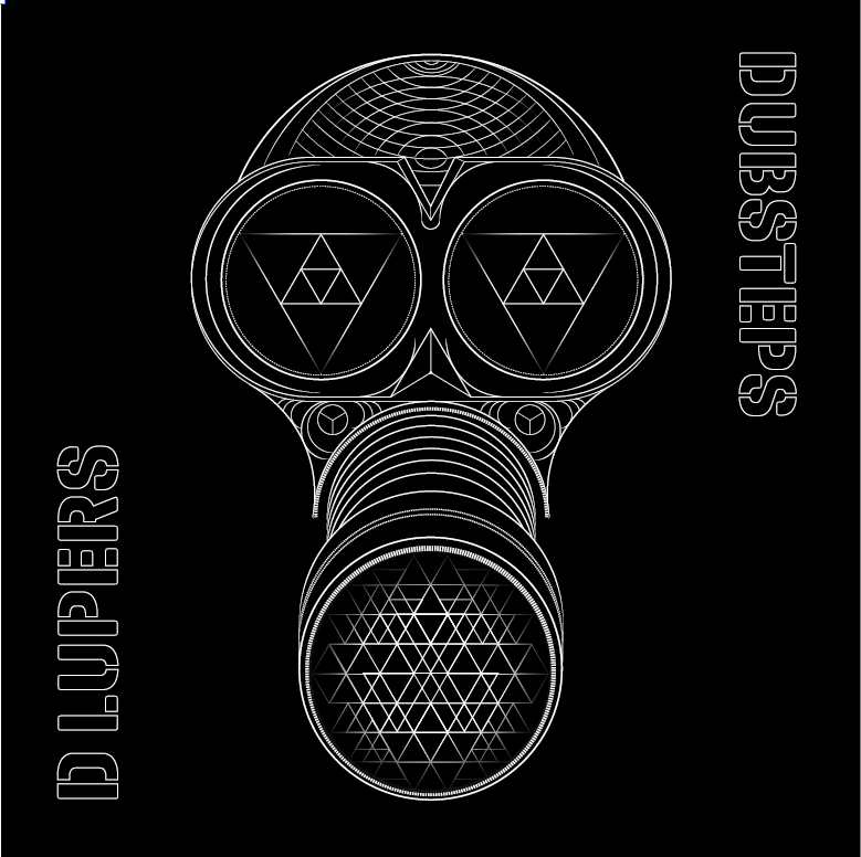 electronic electro dubstep breakcore digital graphic vynil cover Portada Lups digga Master mallorca bass