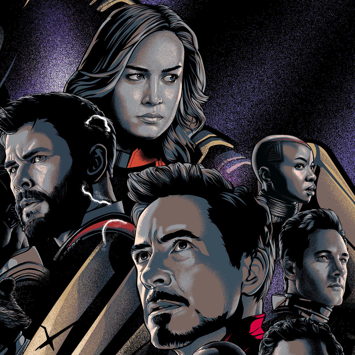 Avengers Avengers Endgame movie poster movie Marvel Cinematic Universe mcu alternate movie poster marvel poster ILLUSTRATION 