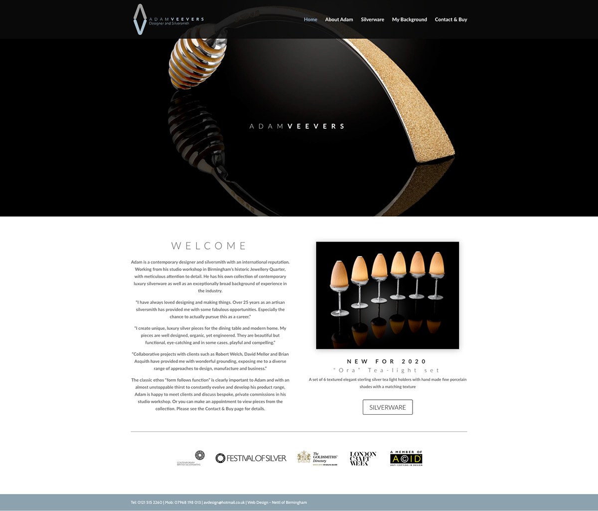 silversmith Webdesign Website