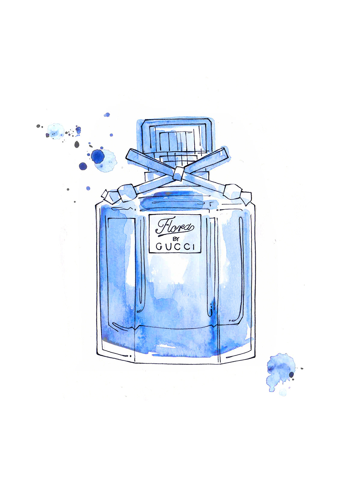 perfume bottle brand art conceptual color abstract Icon chanel Dior prada graphic splat
