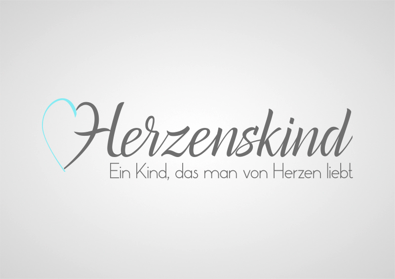 logo heart child baby massage KIND Herz lettering