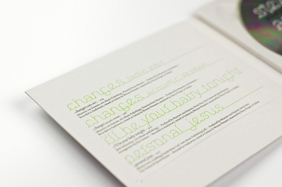 stevie ann Taken By Storm Dutch design Album Packaging cd digipack font Typeface environmental eco recycle minimal simple Nordic Design Illustrative Type