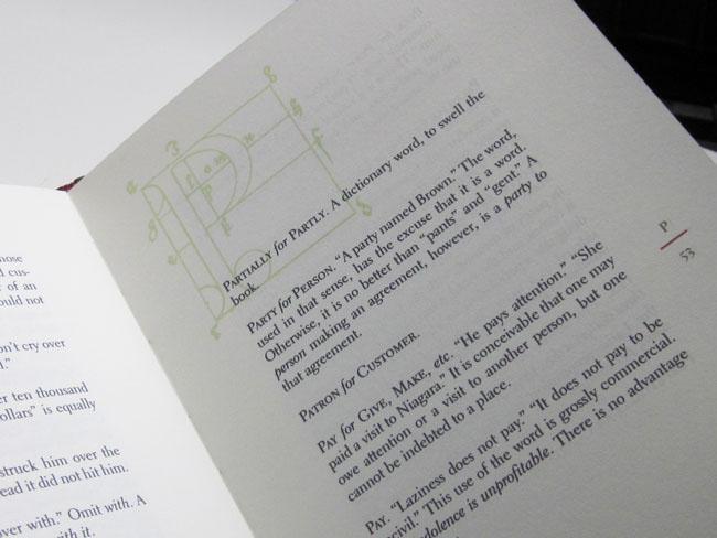 Adobe Portfolio book reference non-fiction literary ambrose bierce hand-sewn linen binding SILK