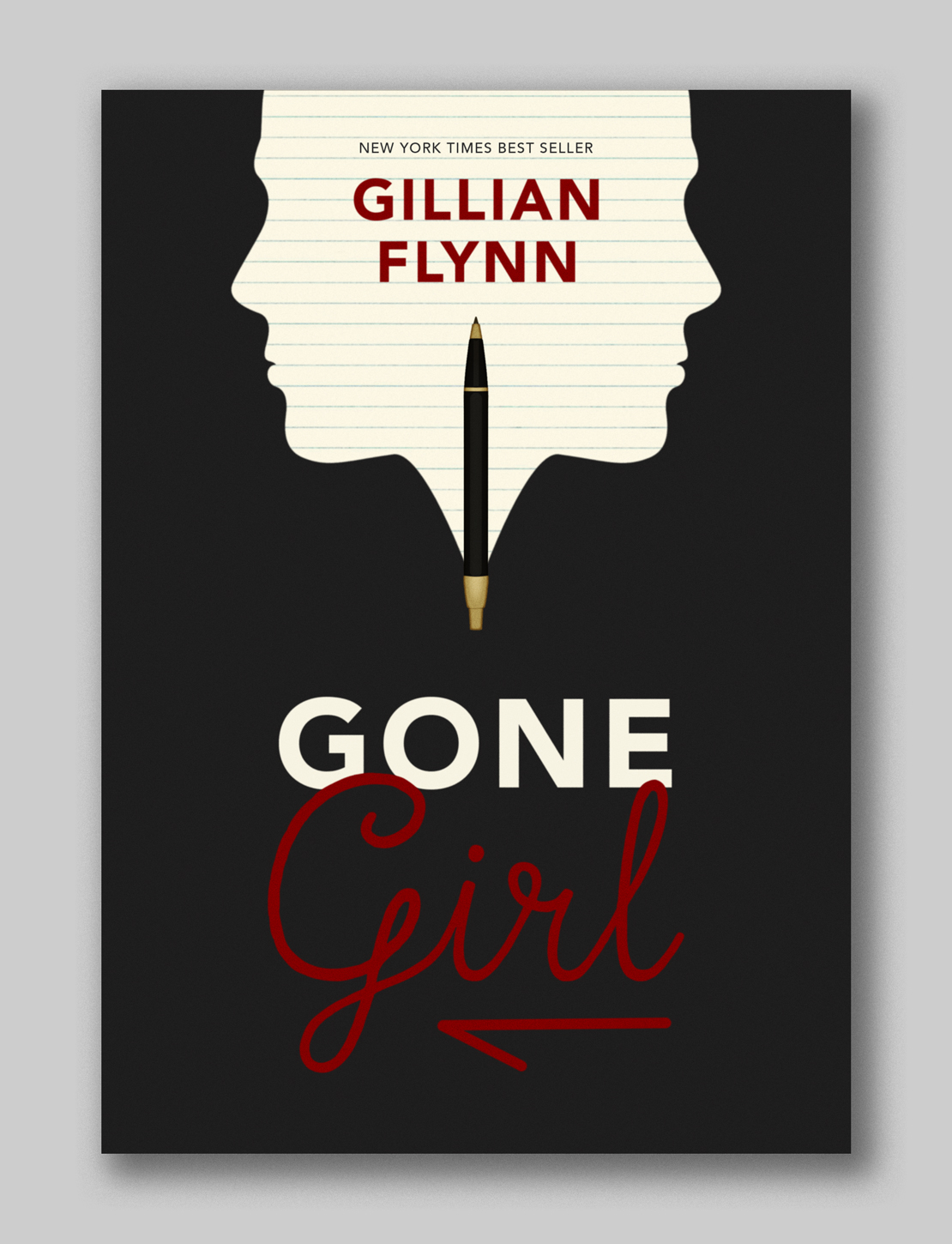 book cover Gillian Flynn gone girl