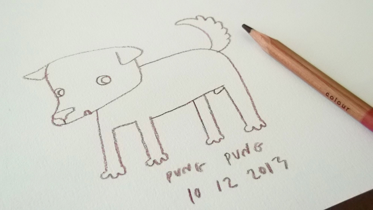 dog Pet book water color Illustrator