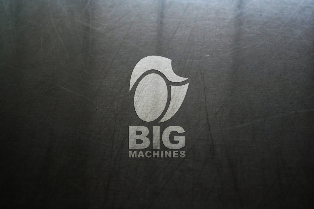 big machines machine logo Logo Design Lasse Henneberg skolen for visuel school of visual communication denmark kommunikation