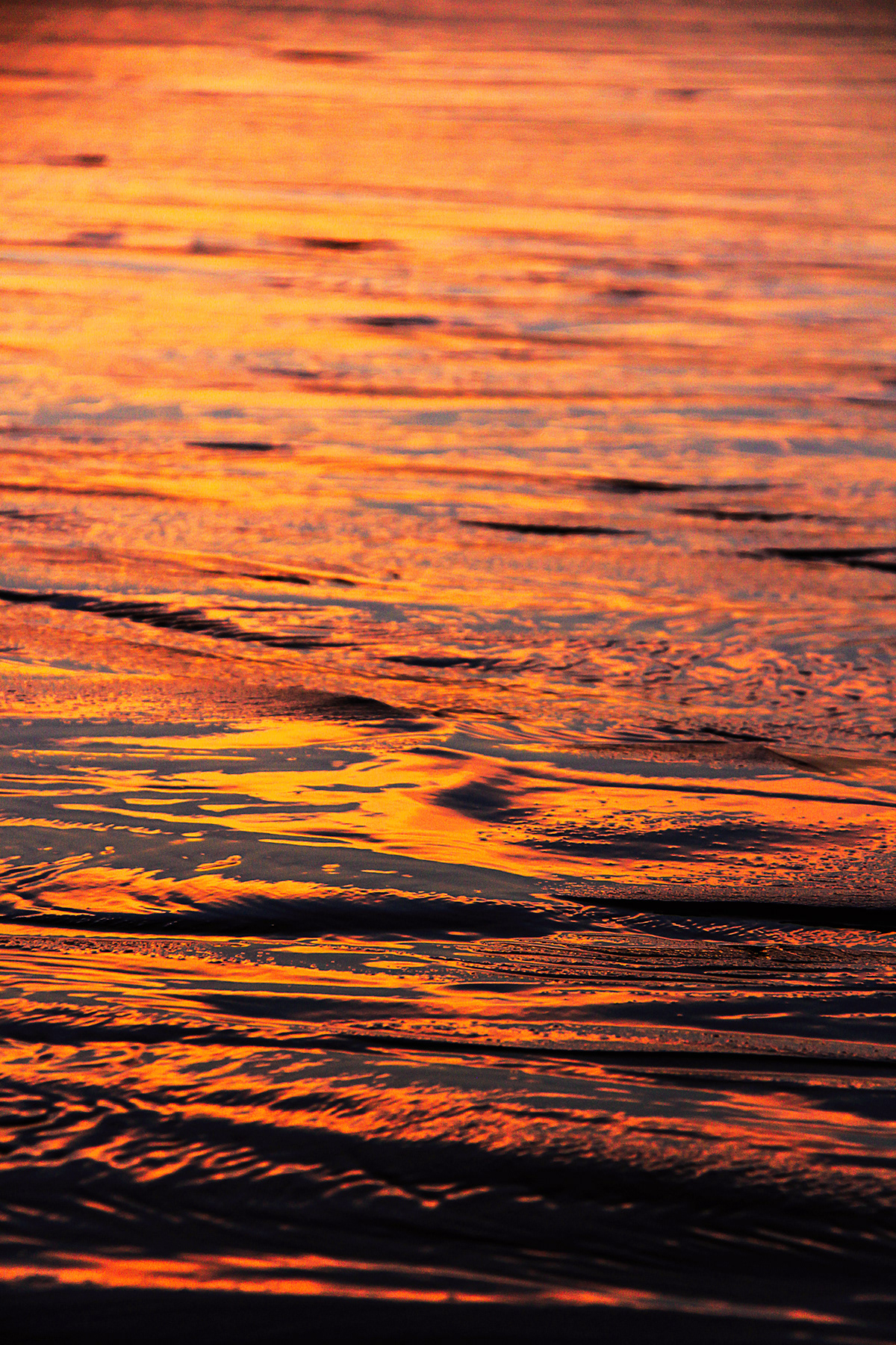 sunset beach Sun sand sea water waves Silhouettes