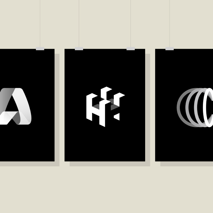 Logotype graphic design branding  letter monogram typography  