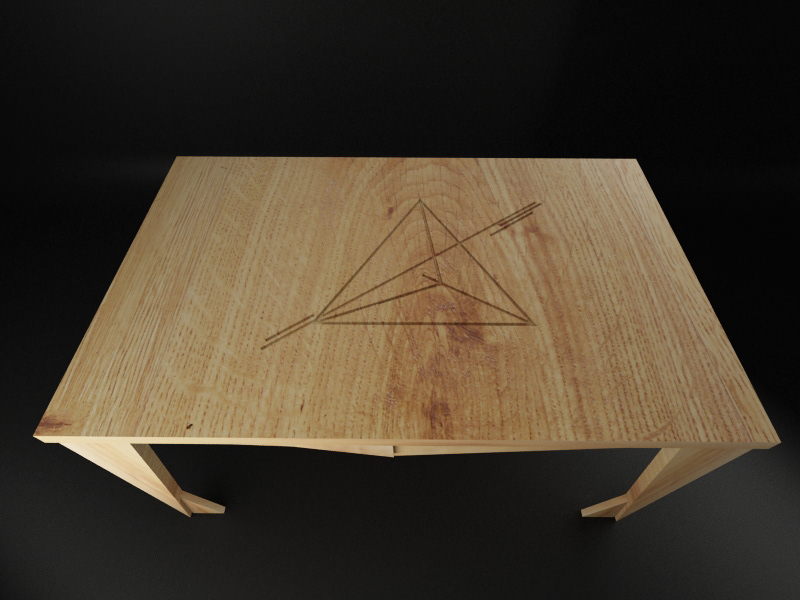 workspace wooden table industrial Interior hossam moustafa new logo