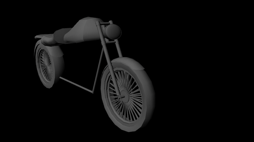 motorbike Bike Autodesk Maya 3D