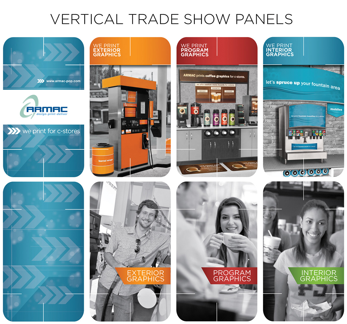 trade show booth expo interlocking display tradeshow Trade Show signs Display large format digital print