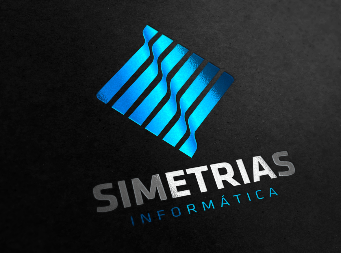 Rebranding Simetrias creative brochure letter print Stationery brand logo