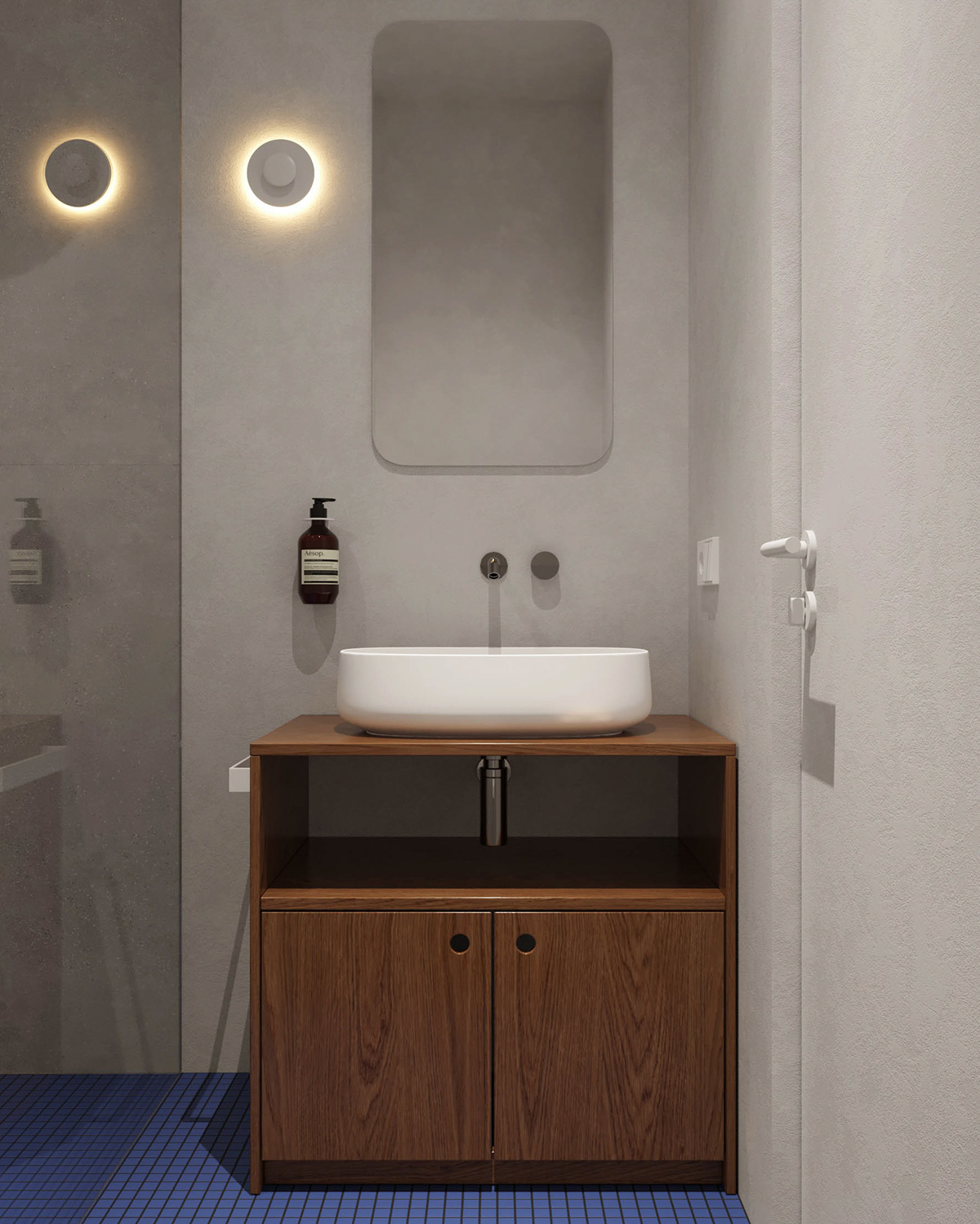 3ds max bathroom bedroom childroom corona render  kitchen living room plywood Scandinavian