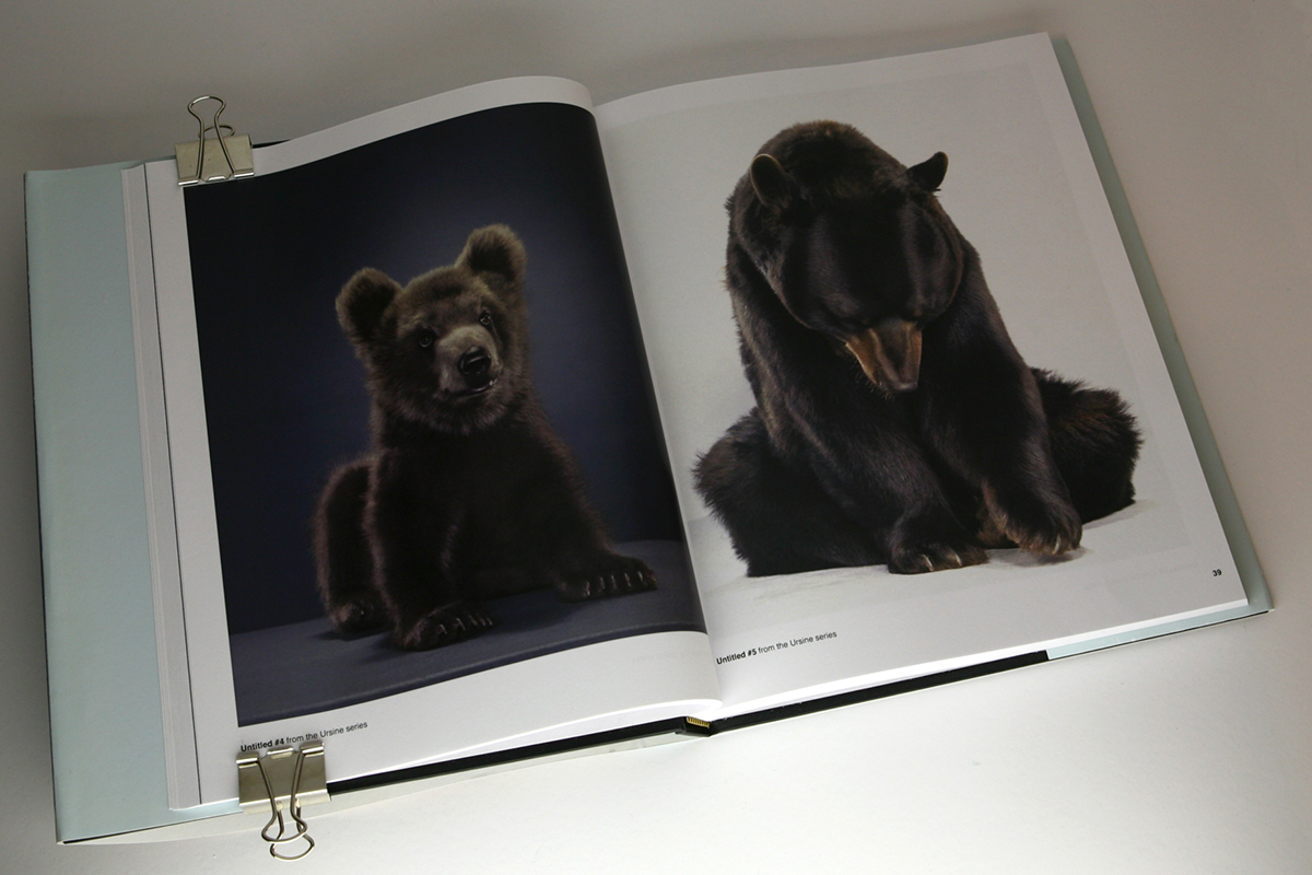 jill greenberg book editorial Layout hardcover print portraits animals