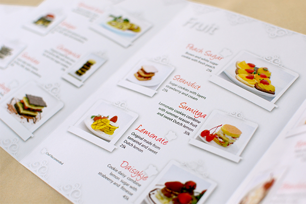 brochure stationary Collateral menu book