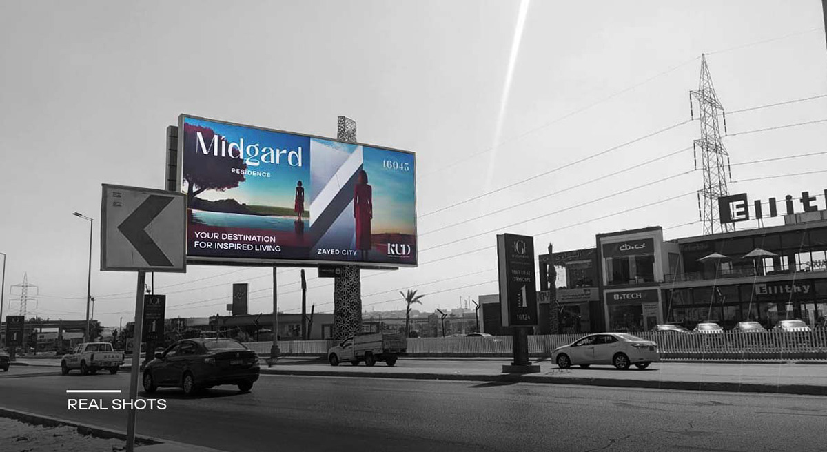 Outdoor Advertising  billboard campaign Social media post ai architecture real estate art direction  арт