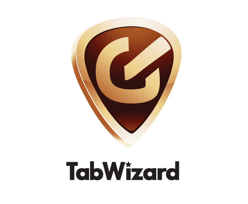 guitar tab badge gold wizard