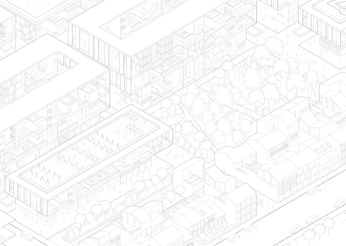Urban Design architecture Rule base linework matrix Isometric
