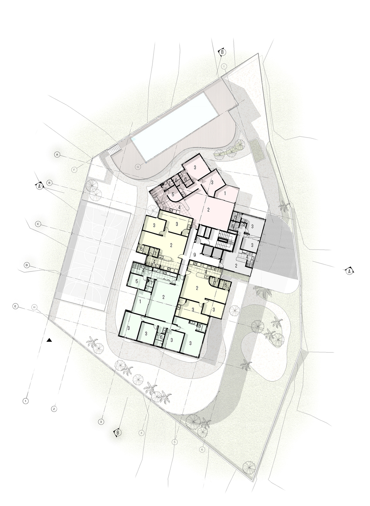 Multi-Family residential rendering