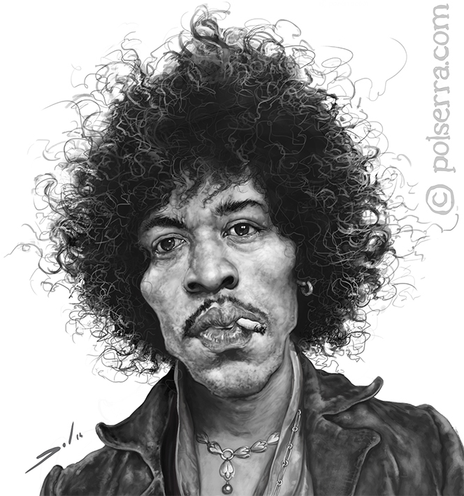 jimi Hendrix Jimi Hendrix sketch