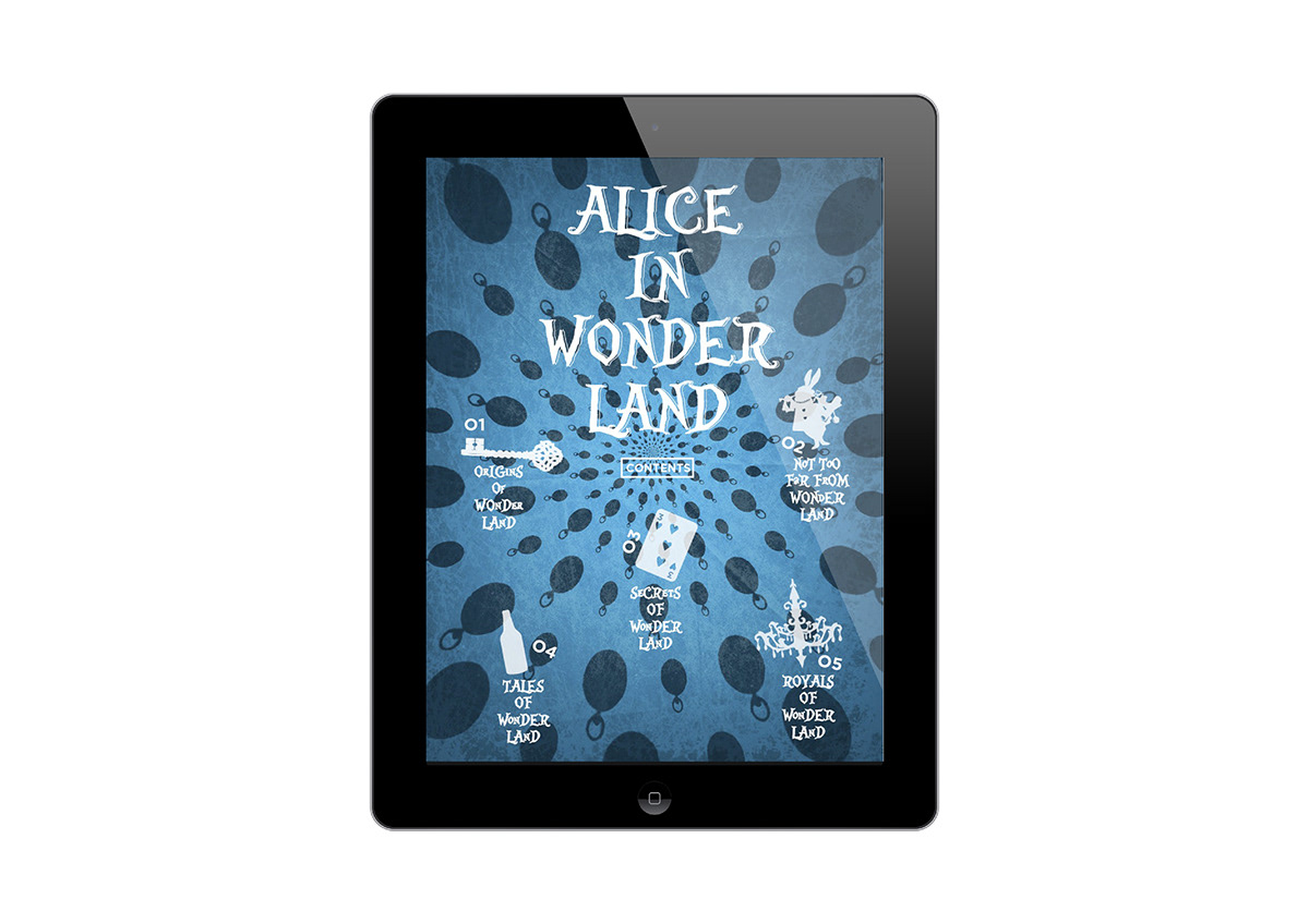 alice in wonderland Tim Burton e-publication